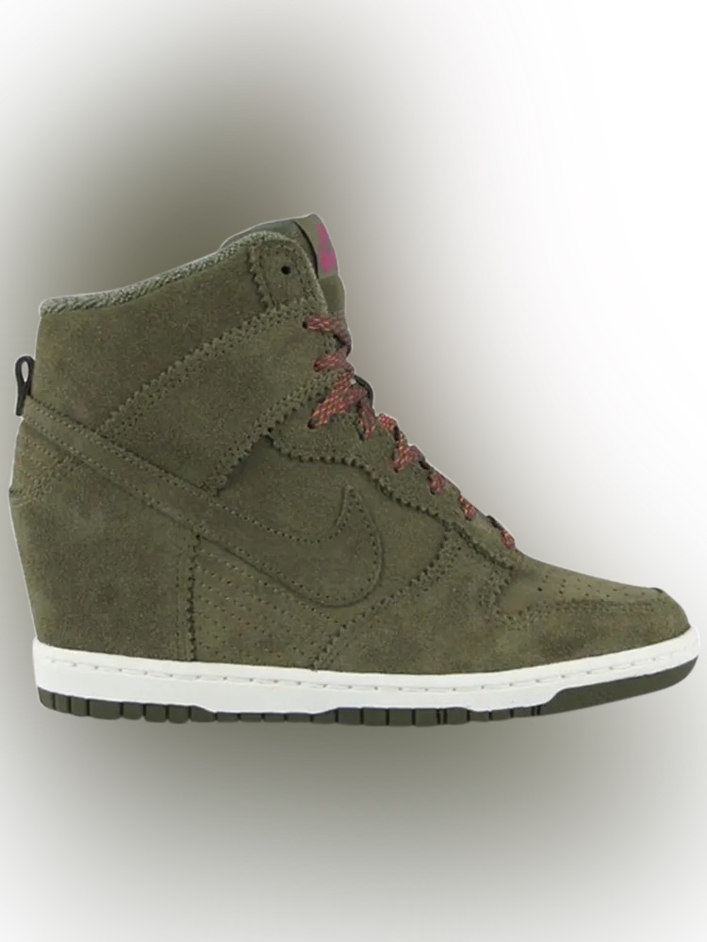 NIKE WOMENS DUNK SKY HI MEDIUM OLIVE 7.5
